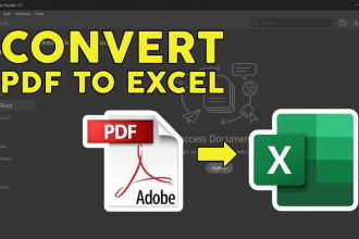 convert pdf to word, excel, csv, jpg file in 1 hours