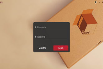 develop a modern desktop app with custom UI design