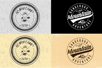 design modern vintage or retro logo
