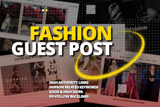 do guest post on high da fashion and beauty blogs
