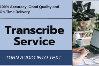 transcribe video or audio into text