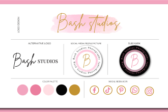 design signature logo branding kit