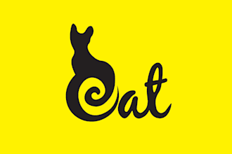 design a minimalistic negative space logo for your business