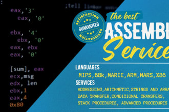 mips,x86 and other assembly language projects
