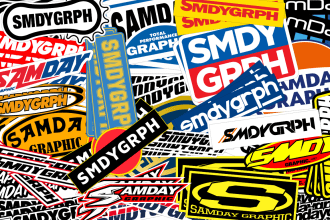 create custom design parody logo automotive, racing