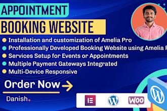 install amelia booking plugin and create appointment booking custom website