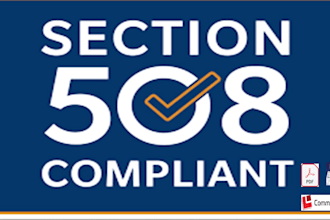 do section 508 , wcag  for your pdf file