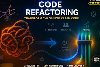 refactore your code for speed and clean architecture