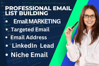 provide niche targeted email list for email marketing