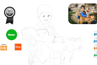 draw coloring pages for children and adults