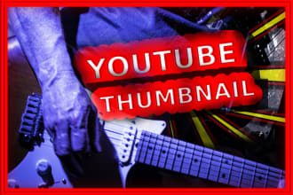 design a youtube thumbnail for your music videos