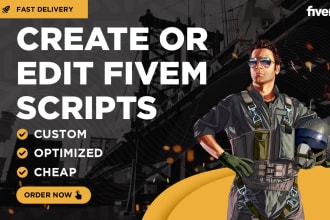 create and fix any fivem scripts or servers