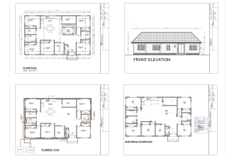 do architectural, structural blueprint and 3d model for your home