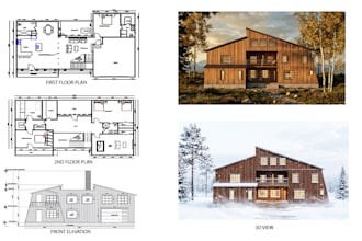 draw architectural floor plans and permit ready blueprints