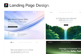 design modern saas landing pages that convert