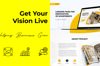 build modern and fully responsive website