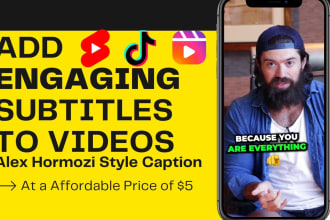 edit your videos into shorts with catchy subtitles