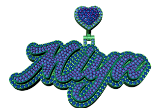 design any types of hip hop custom jewelry pendant