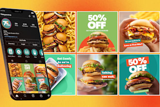 design premium quality social media posts and stories