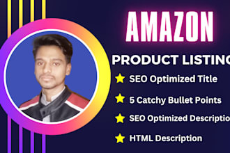 write amazon product listing, SEO amazon description