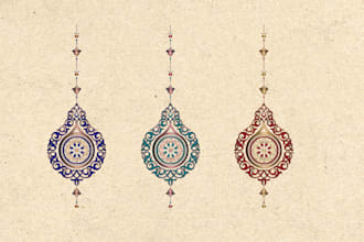 design persian or arabic motifs