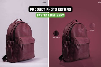 do product photography editing, photo retouching in photoshop