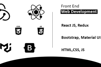 be front end web developer in js and react js