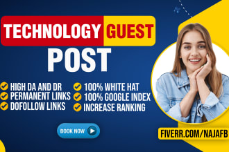 do technology guest post tech guest post tech blog post with dofollow backlinks