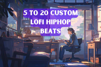ghost produce 5 to 20 custom lofi beats for commercial use