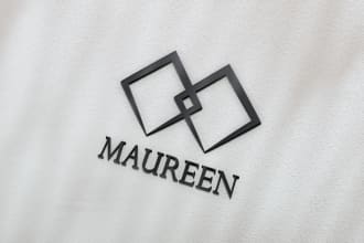 make a 3d mockup logo