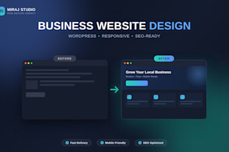 design a professional wordpress website for your business