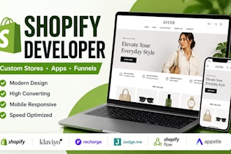develop a shopify store with custom features and apps