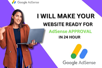 design adsense approval website within 24 hour