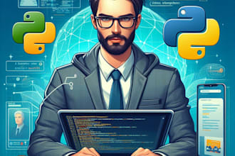 be your full stack developer using python and django