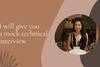 give you a mock technical interview