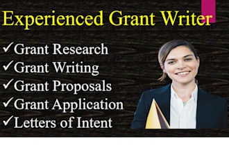 write winning grant proposals for you
