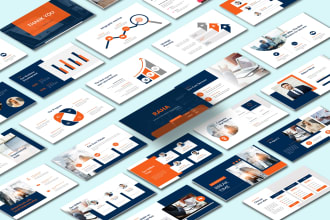 design a professional pitch deck for business presentations