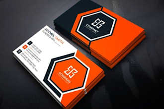 design 2 different business card in 24 hr