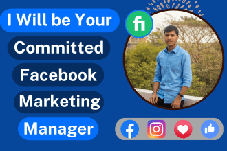 be your committed facebook marketing manager