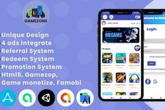 make reward app with admin panel