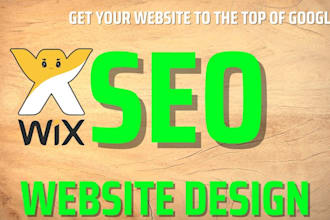 complete wix seo or wix on page optimization or responsive wix online website