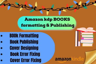 do books formatting and publishing for amazon kdp