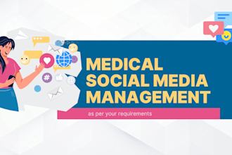 be your medical social media manager and content creator