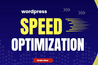 do wordpress website speed optimization, fix core web vitals, gtmetrix