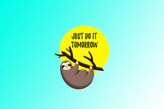 create your creative cute funny cartoon logo within 12 hours