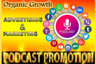 advertise your podcast get huge listeners using marketing tools