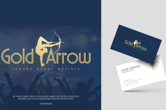 design 3d modern and luxury minimalist logo for business