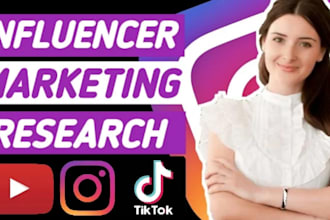 research the best instagram, tiktok, youtube influencers