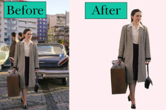 do background remove, product retouching, photo editing and photoshop