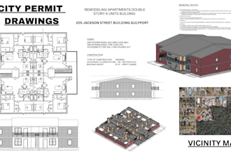 city permit blueprints architect for house plans, adu, garage, deck, patio, shed